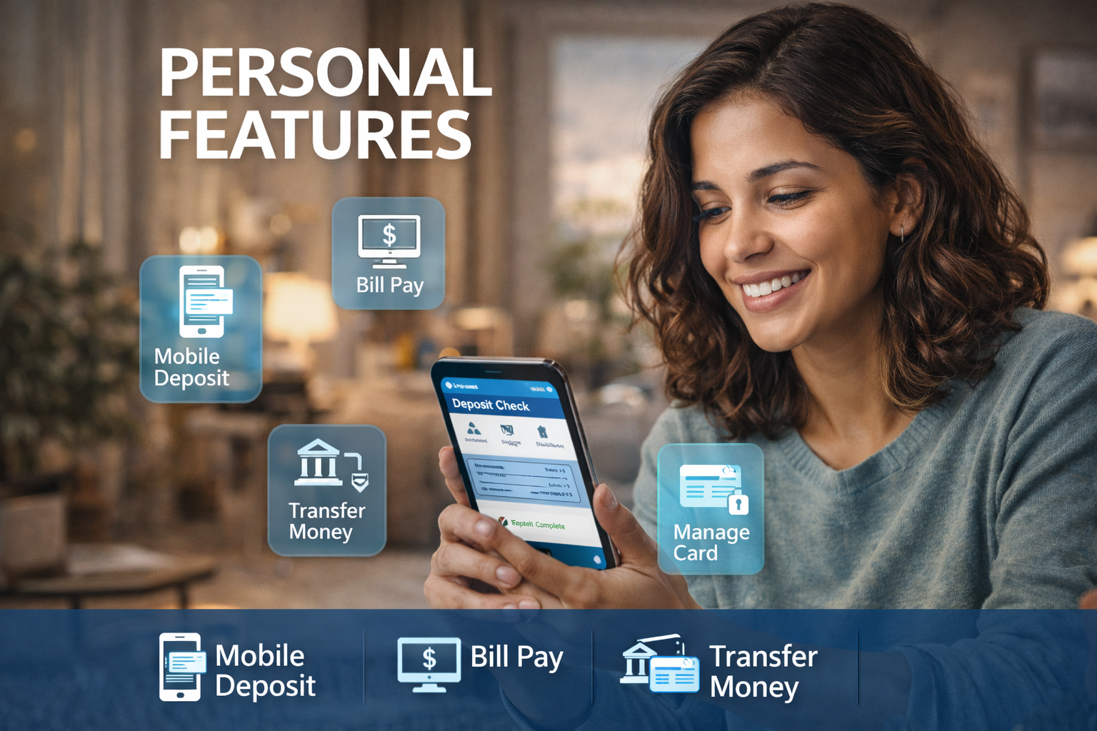 Personal banking features